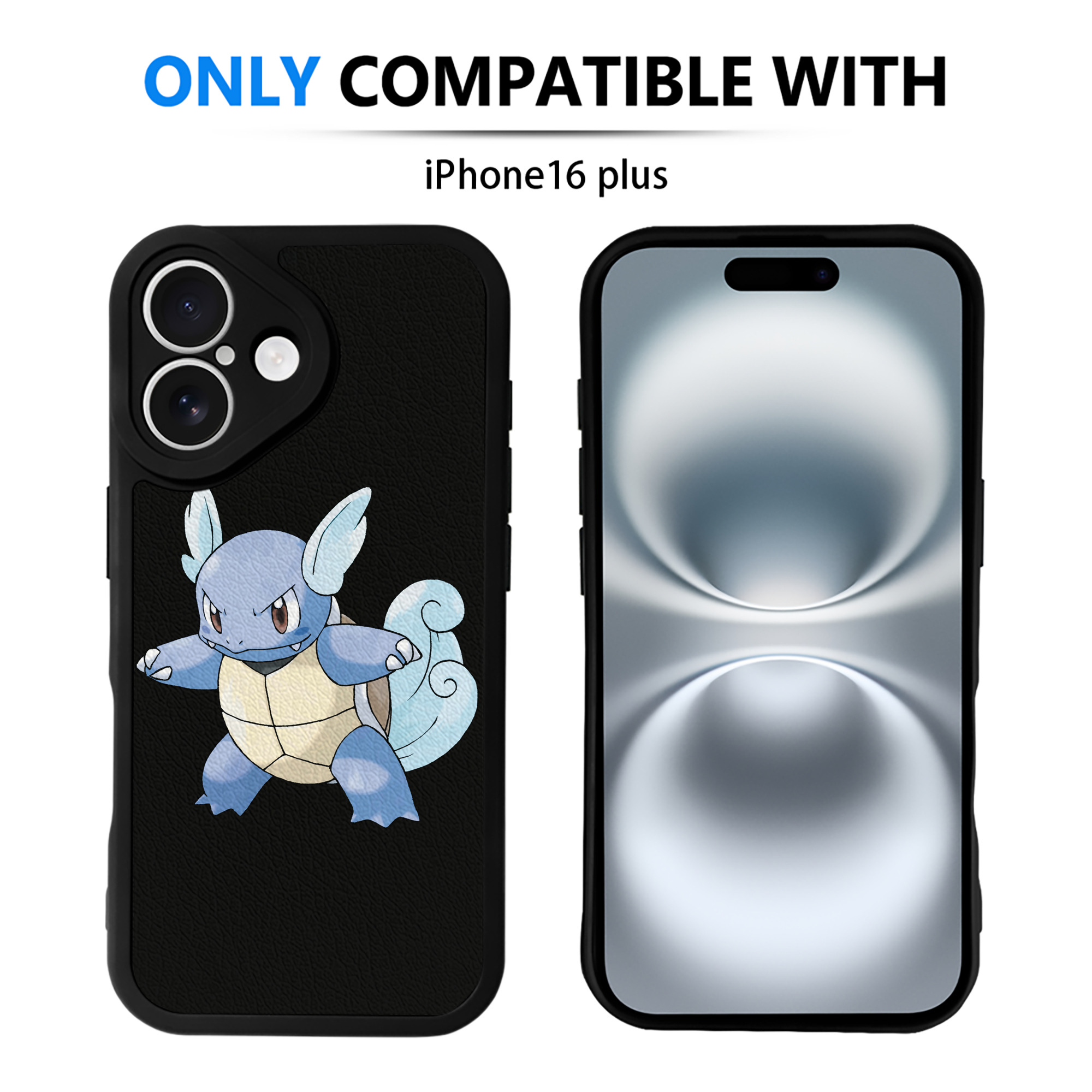 （画像用） ポケットモンスター Pokémon 【iPhone 16シリーズ対応】シリコンスマホケース（レザー調） 材質：シリコン